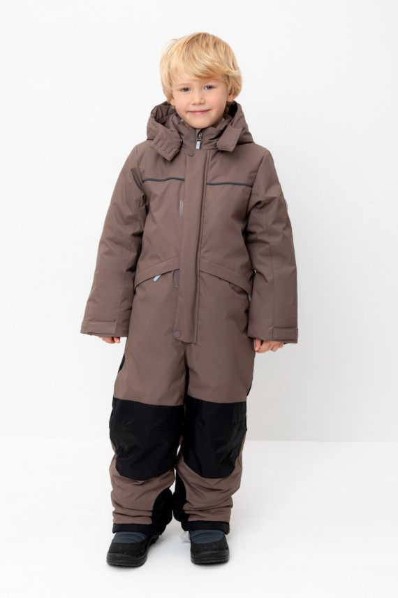 

Комбинезон с утеплителем нового поколения для мальчиков CROCKID, ВК 60101/5 ГР (122-158), цвет - кофейный, Комбинезон с утеплителем нового поколения