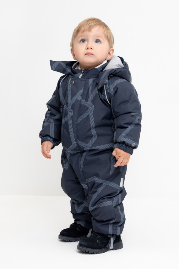 

Комбинезон детский с утеплителем нового поколения для мальчиков CROCKID, ВК 60032/н/52 Ал, цвет - темно-синий, Комбинезон детский с утеплителем нового поколения