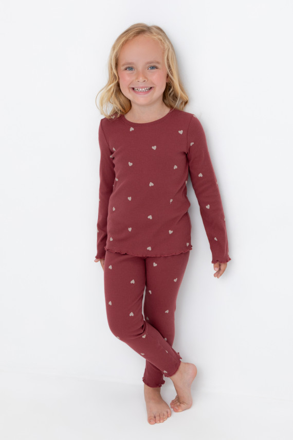 Пижама для девочек CROCKID К 1618 цвет - коричневый 1099₽