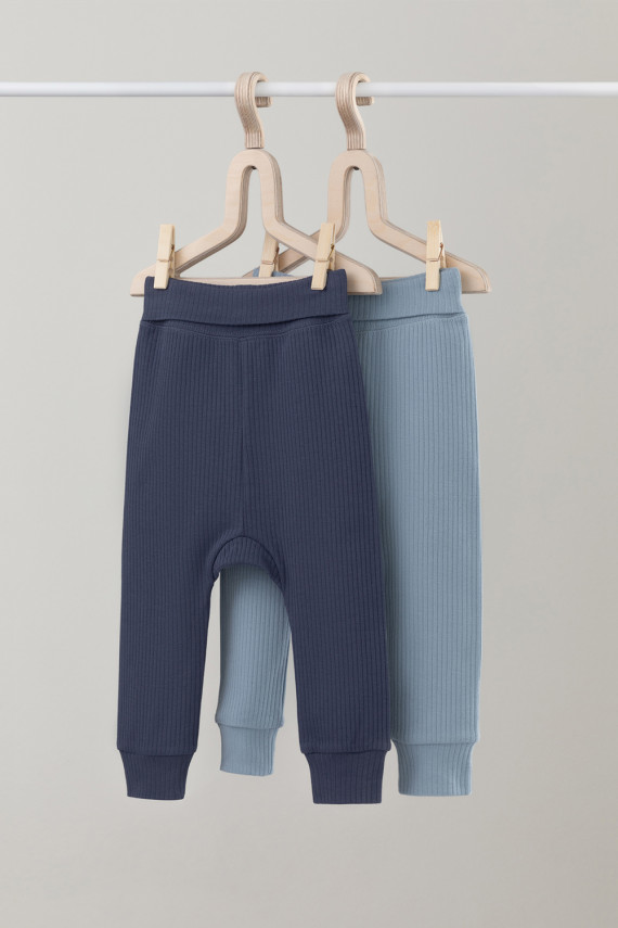 

Брюки для новорожденных CROCKID, К 400715-2уп, цвет - синий, Брюки