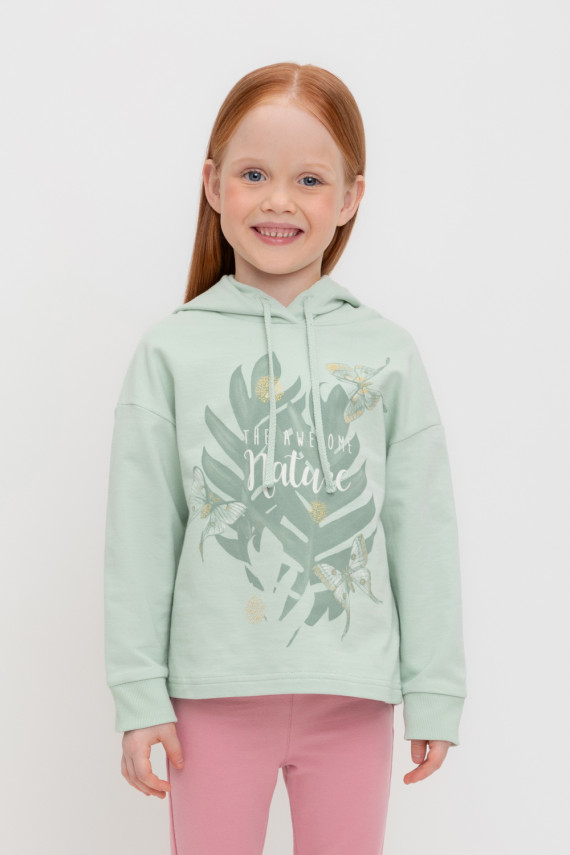 Джемпер для девочек CROCKID К 302489 цвет - голубой 699₽