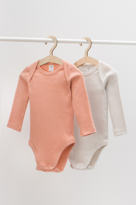 Боди для новорожденных CROCKID К 6458-2уп цвет - бежевый 349₽