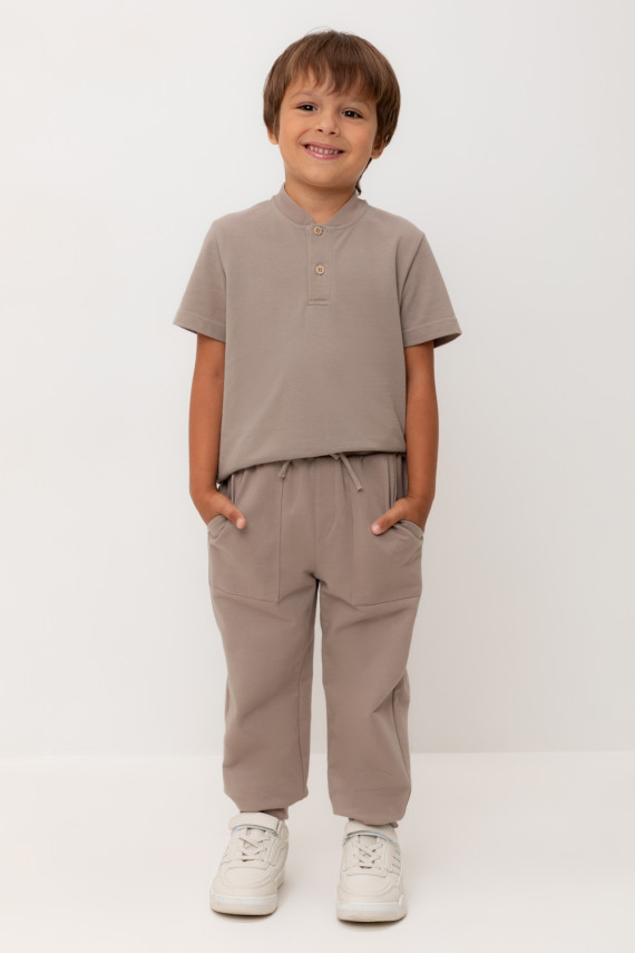 

Брюки для мальчиков CROCKID, КР 400661, цвет - коричневый, Брюки