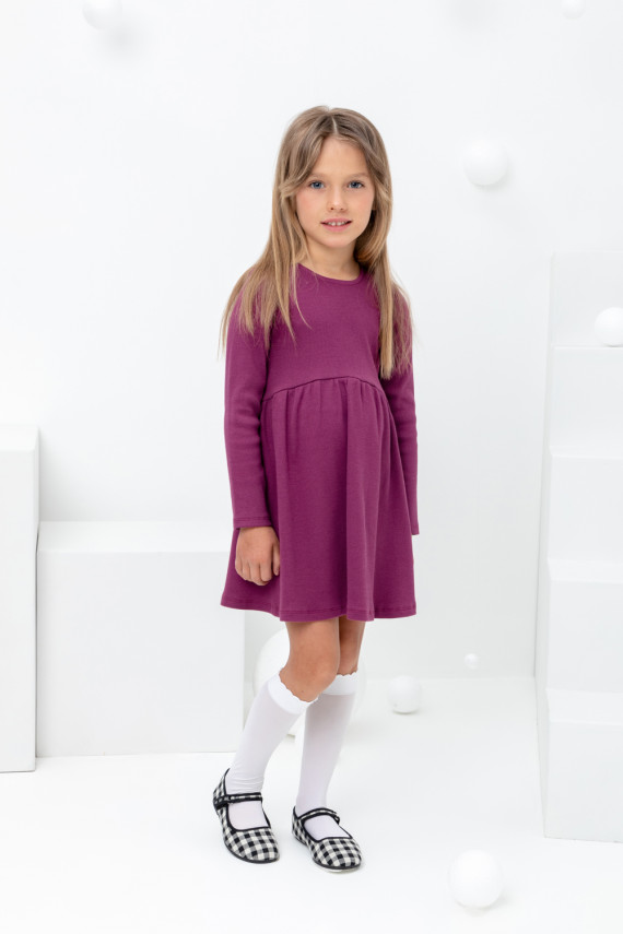 

Платье для девочек CROCKID, КР 5778, цвет - фиолетовый, Платье