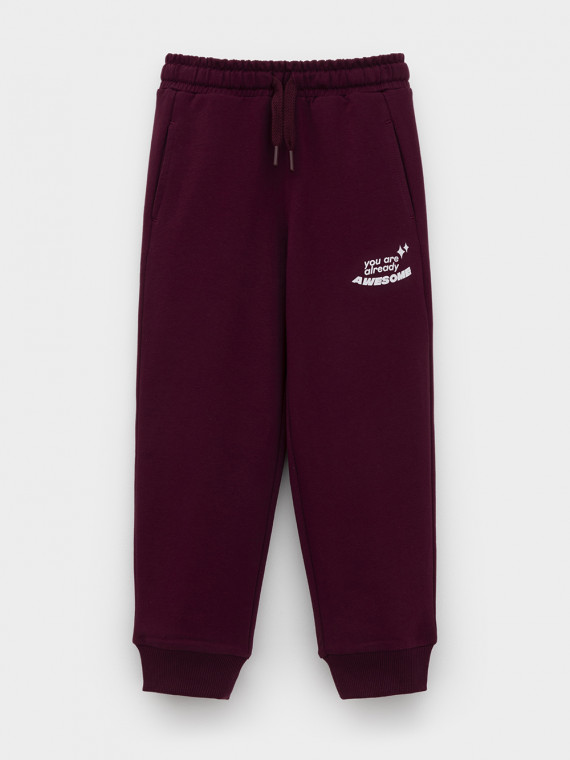 Брюки для мальчиков CROCKID МП 400880 цвет - бордовый 950₽