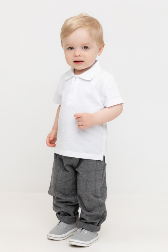 

Брюки для мальчиков CROCKID, КР 400756, цвет - темно-серый, Брюки