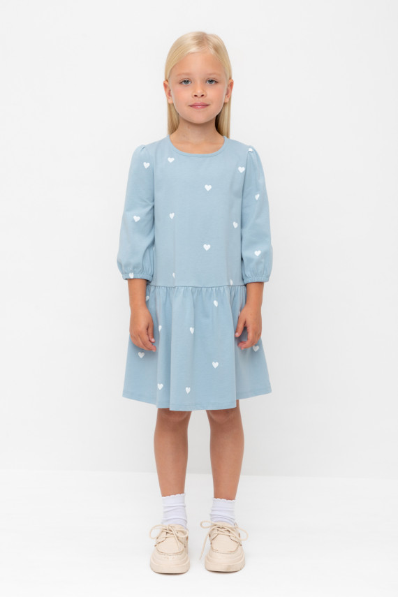 

Платье для девочек CROCKID, КР 5931, цвет - синий, Платье