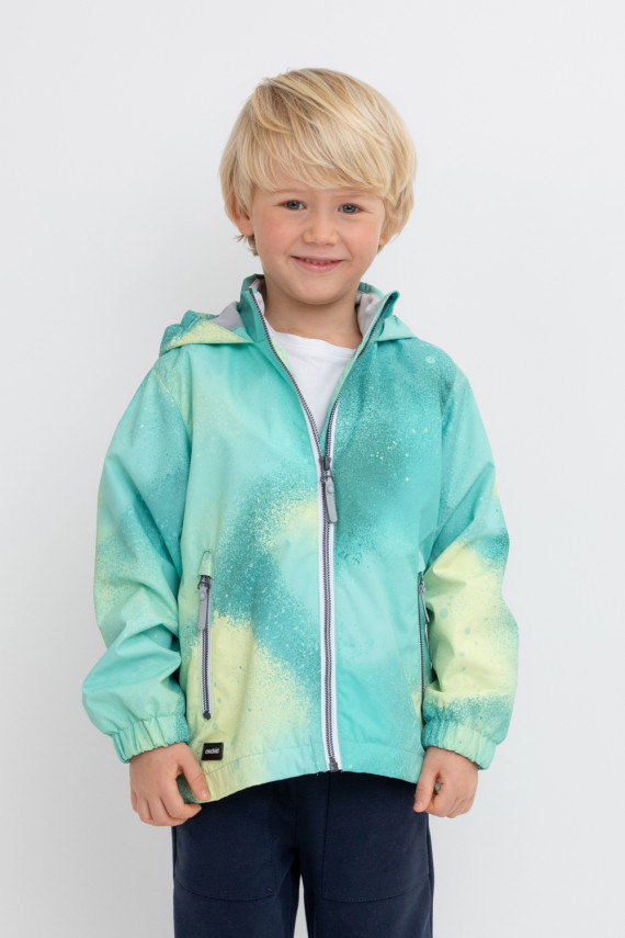 

Куртка ветровочная для мальчика для мальчиков CROCKID, ВК 30132/н/3 Ал, цвет - зеленый, Куртка ветровочная для мальчика