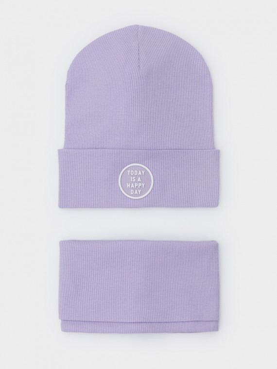 

Шапка для девочек CROCKID, К 8149/25, цвет - фиолетовый, Шапка