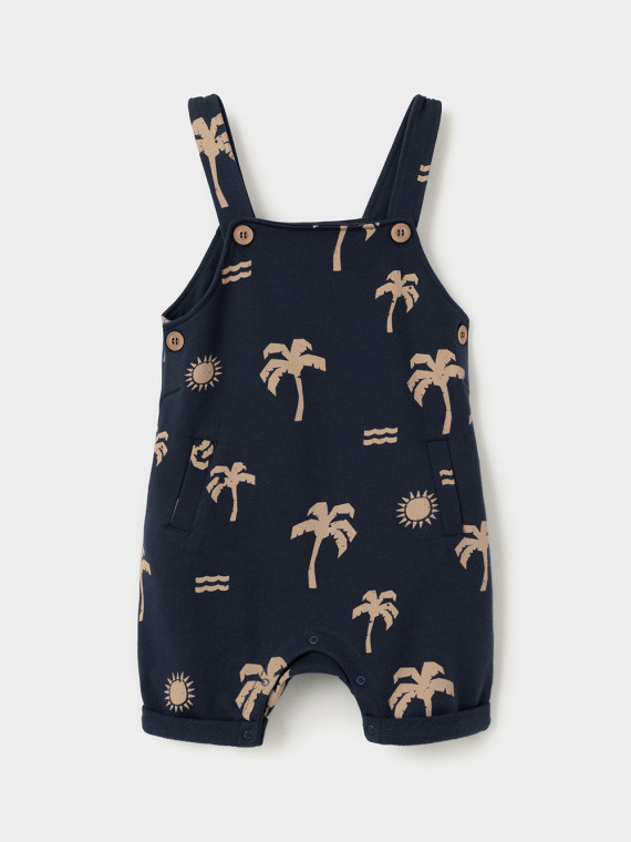 Полукомбинезон для мальчиков CROCKID КР 6558 цвет - темно-синий 1199₽