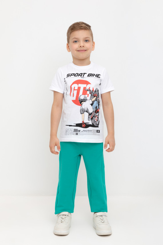 Брюки для мальчиков CROCKID КП 400713 цвет - зеленый 499₽