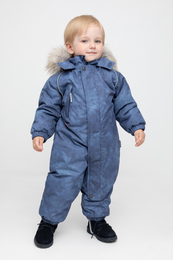 

Комбинезон детский с утеплителем нового поколения для мальчиков CROCKID, ВК 60116/н/5 ГР, цвет - синий, Комбинезон детский с утеплителем нового поколения