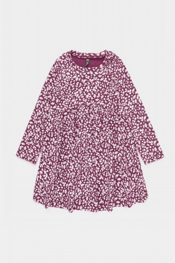 

Платье для девочек CROCKID, КР 5892, цвет - бордовый, Платье