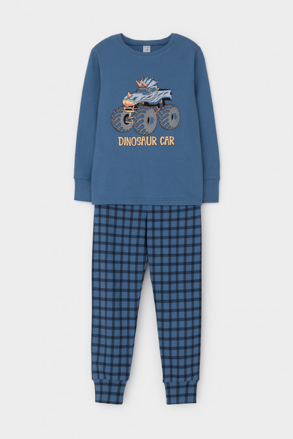 Пижама для мальчиков CROCKID К 1541 цвет - синий 1399₽