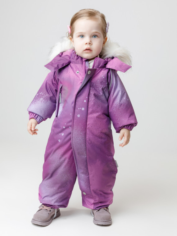 

Комбинезон ясельный с утеплителем нового поколения для девочек CROCKID, ВК 60116/н/16 Ал, цвет - фиолетовый, Комбинезон ясельный с утеплителем нового поколения