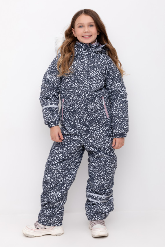 

Комбинезон с утеплителем нового поколения для девочек CROCKID, ВК 60098/н/6 ГР, цвет - серый, Комбинезон с утеплителем нового поколения