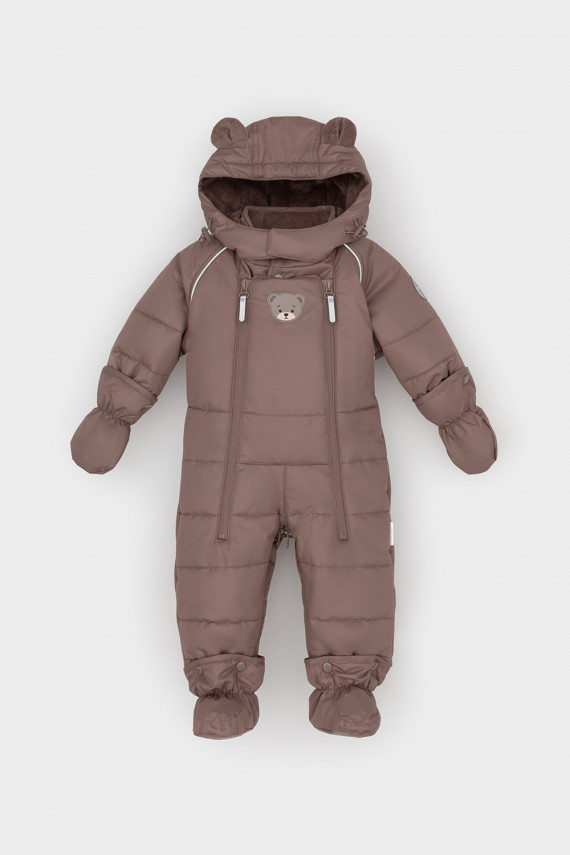 

Комбинезон-трансформер с утеплителем нового поколе для мальчиков CROCKID, ВК 60119/1 УЗГ, цвет - коричневый, Комбинезон-трансформер с утеплителем нового поколе