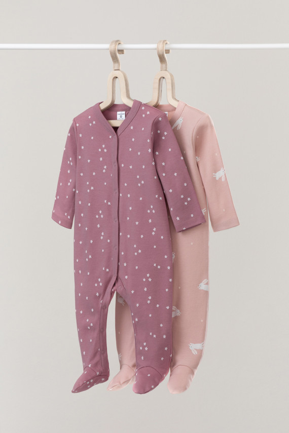 Комбинезон для новорожденных CROCKID К 6025-2уп цвет - розовый 1799₽