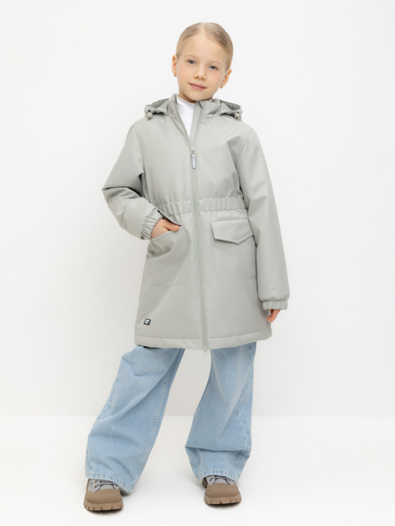 Пальто для девочек CROCKID ВК 321529 УЗГ цвет - серый 4799₽