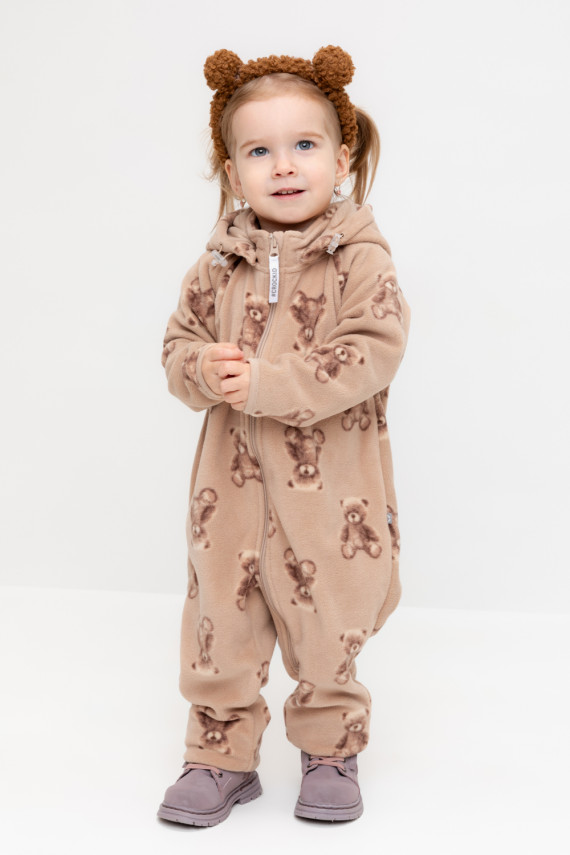 Комбинезон для девочек CROCKID ФЛ 60000 цвет - светло-бежевый 1349₽