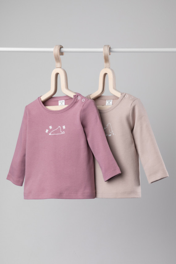 

Джемпер для новорожденных CROCKID, К 300869-2уп, цвет - розовый, Джемпер