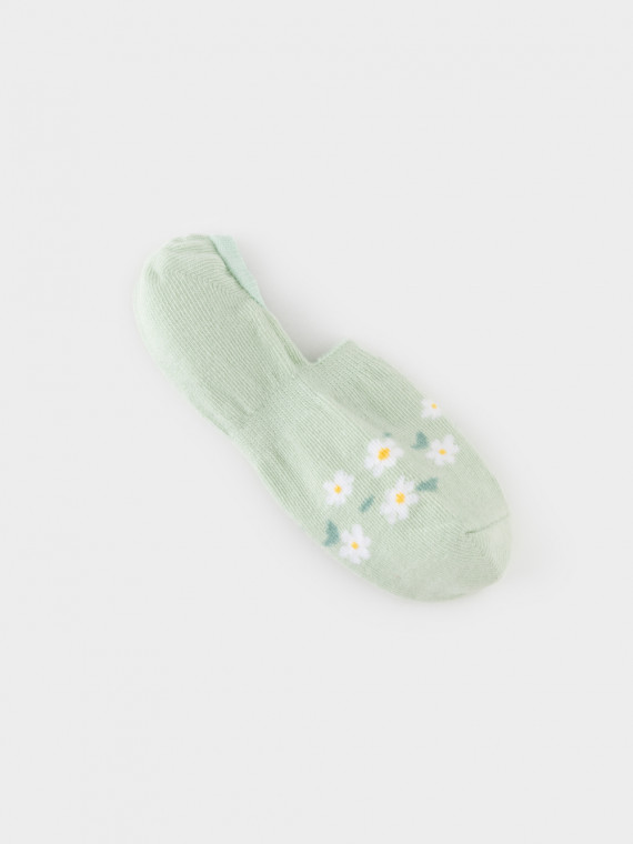 

Короткие носки-следки для девочки для девочек CROCKID, К 9653/16 ФВ, цвет - голубой, Короткие носки-следки для девочки