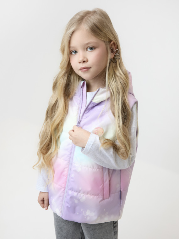 

Жилет для девочек CROCKID, ВК 35019/н/1 ГР (), цвет - мульти, Жилет