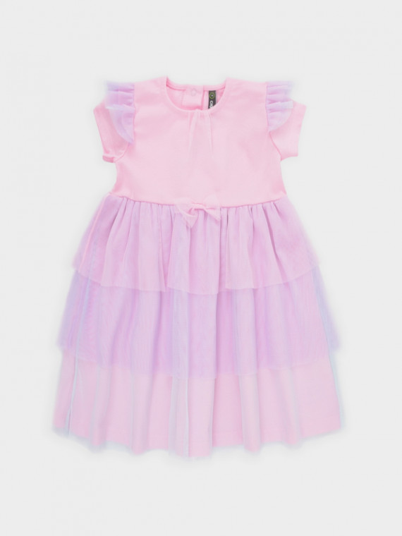 Платье для девочек CROCKID КР 5969 цвет - светло-розовый 1599₽