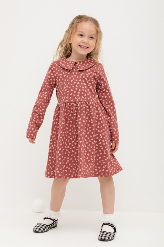 Платье для девочек CROCKID К 5846 цвет - коричневый 599₽