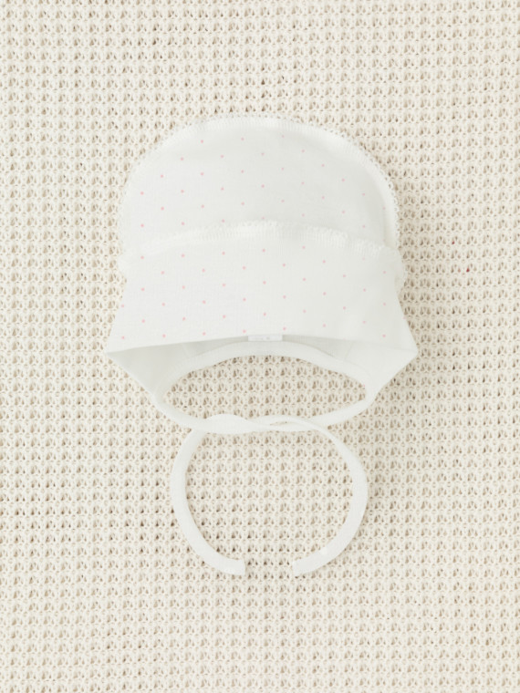 

Шапочка ясельная для новорожденных CROCKID, К 8176, цвет - сахар, Шапочка ясельная