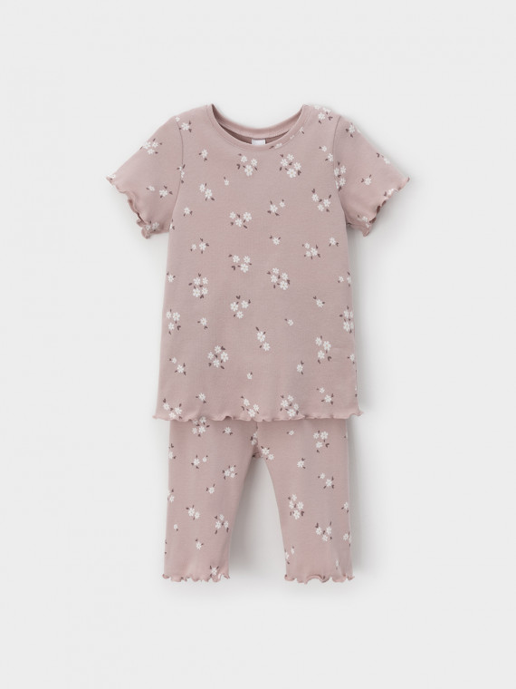 

Пижама для девочек CROCKID, К 1632, цвет - коричневый, Пижама