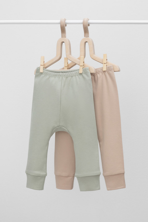 Брюки для новорожденных CROCKID К 4718-2уп цвет - бежевый 649₽