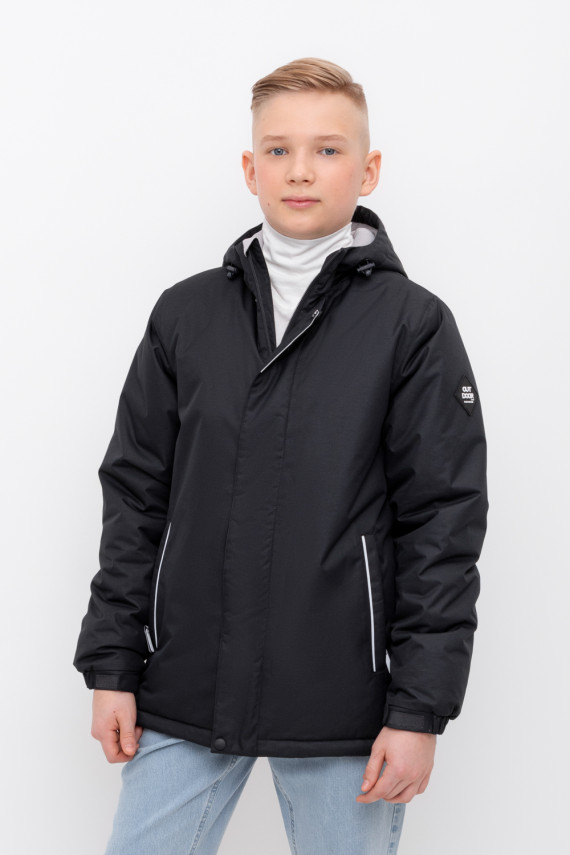 

Куртка с утеплителем нового поколения для мальчиков CROCKID, ВК 36101/2 ГР, цвет - темно-серый, Куртка с утеплителем нового поколения