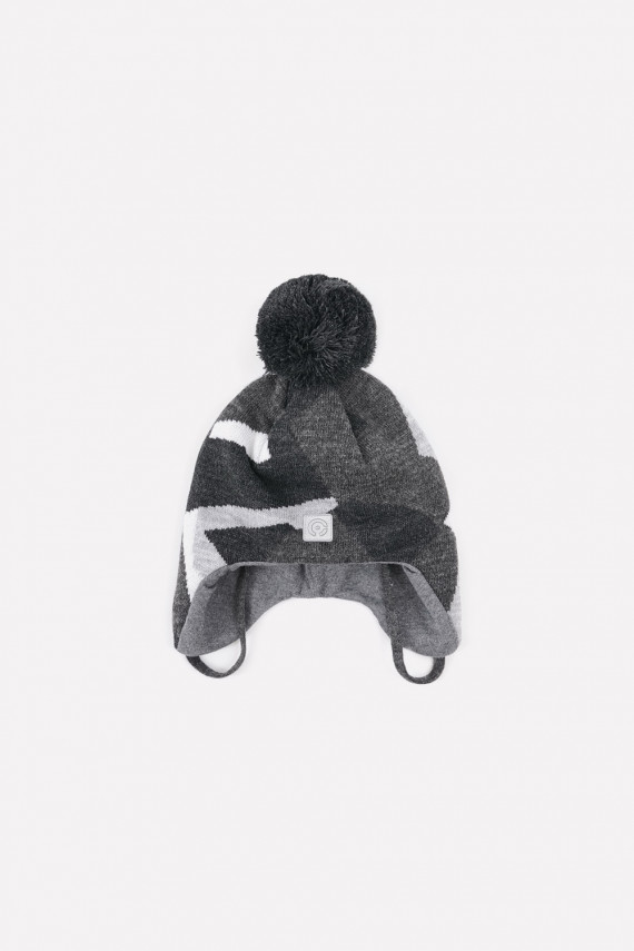 

Шапка для мальчиков CROCKID, КВ 20239/22ш, цвет - серый, Шапка