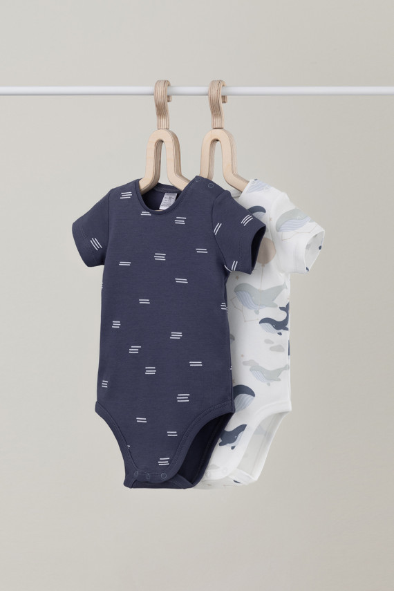 

Боди для новорожденных CROCKID, К 6239-2уп, цвет - синий, Боди