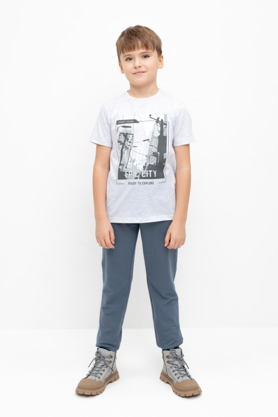 

Брюки для мальчиков CROCKID, КР 400519-1, цвет - синий, Брюки