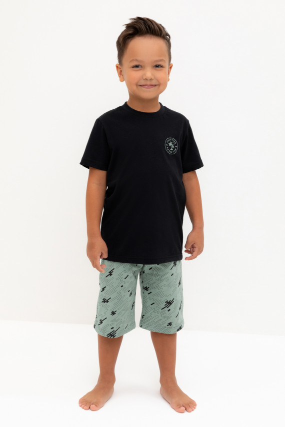 

Пижама для мальчиков CROCKID, К 1528, цвет - черный3, Пижама