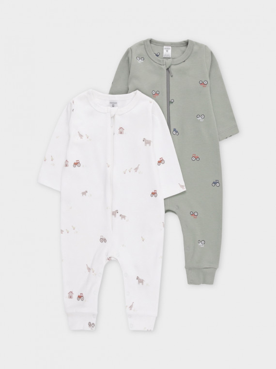 

Комбинезон для новорожденных CROCKID, К 6522-2уп, цвет - хаки, Комбинезон