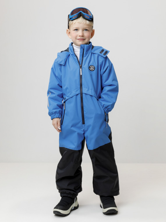 

Демисезонный комбинезон для мальчика с утеплителем для мальчиков CROCKID, ВК 60126/2 УЗГ, цвет - голубой, Демисезонный комбинезон для мальчика с утеплителем