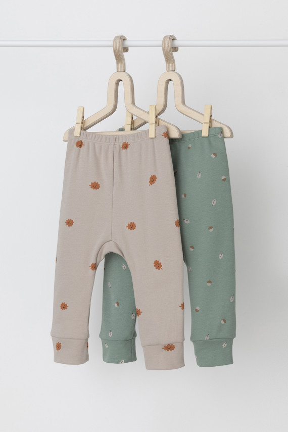 Брюки для новорожденных CROCKID К 4718-2уп цвет - коричневый 649₽