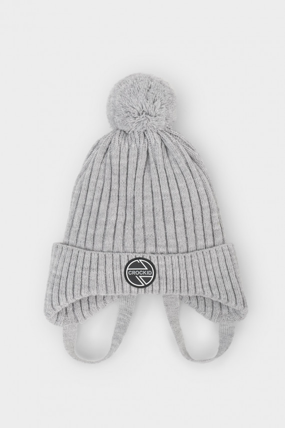 Шапка для мальчиков CROCKID КВ 20335ш цвет - серый 799₽