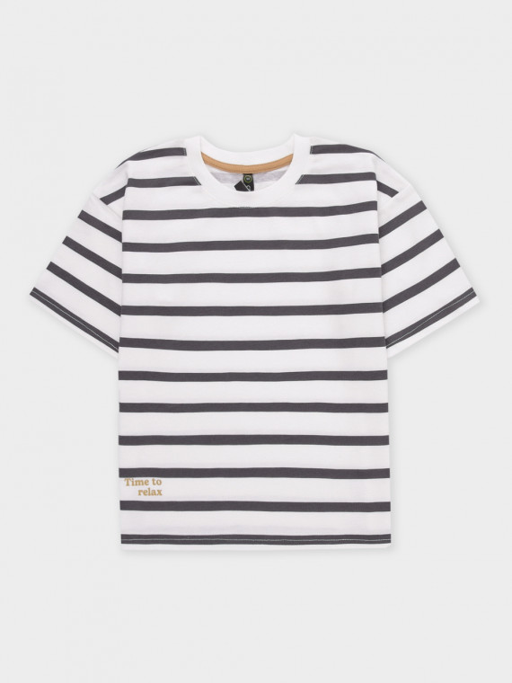 Футболка для мальчиков CROCKID КР 302978 цвет - темно-серый 799₽