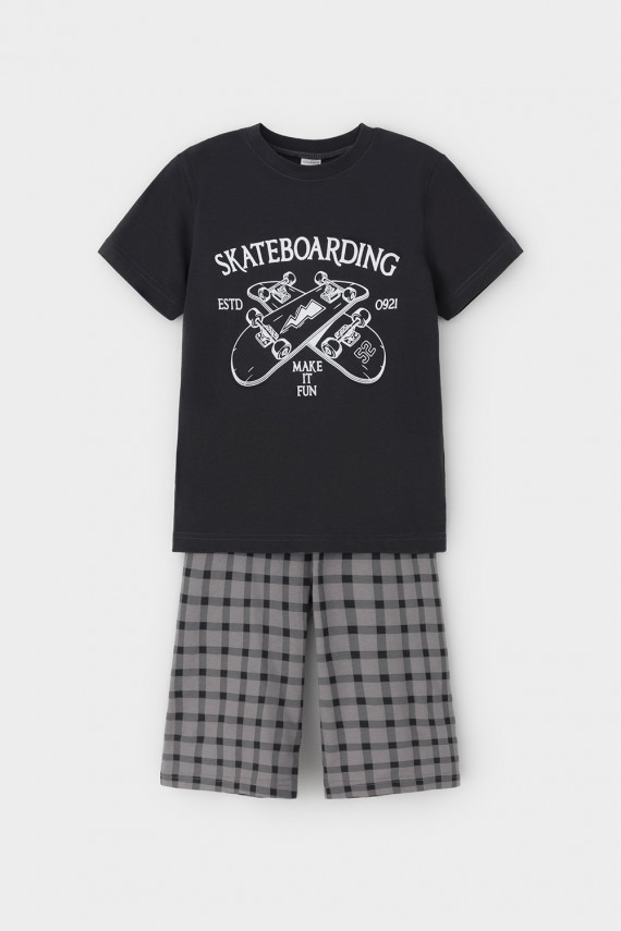

Пижама для мальчиков CROCKID, К 1528-1, цвет - черный3, Пижама