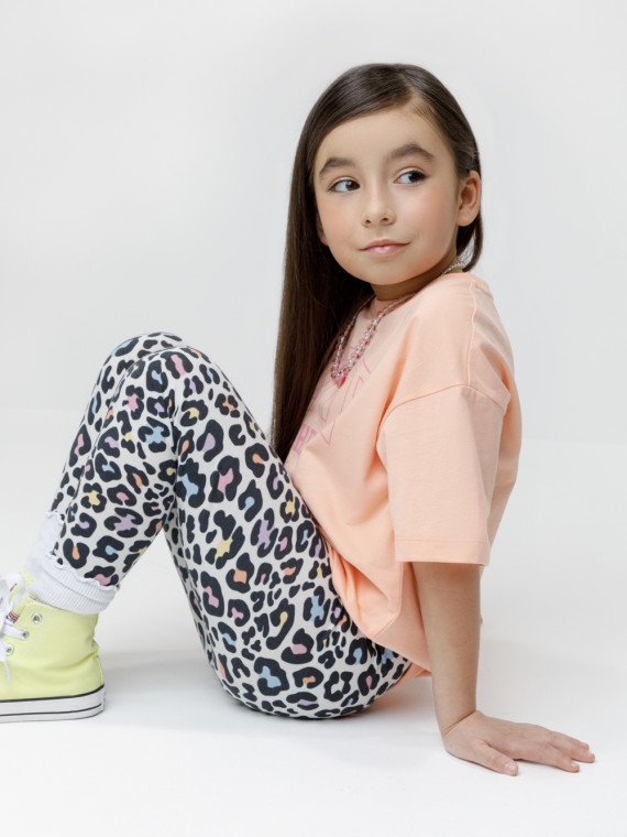 

Лосины для девочки для девочек CROCKID, КР 4074, цвет - сахар, Лосины для девочки