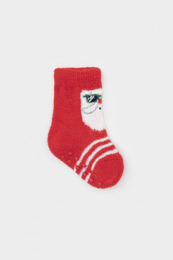 Детские трикотажные носки для мальчиков CROCKID К 96603 ФВ цвет - красный 199₽