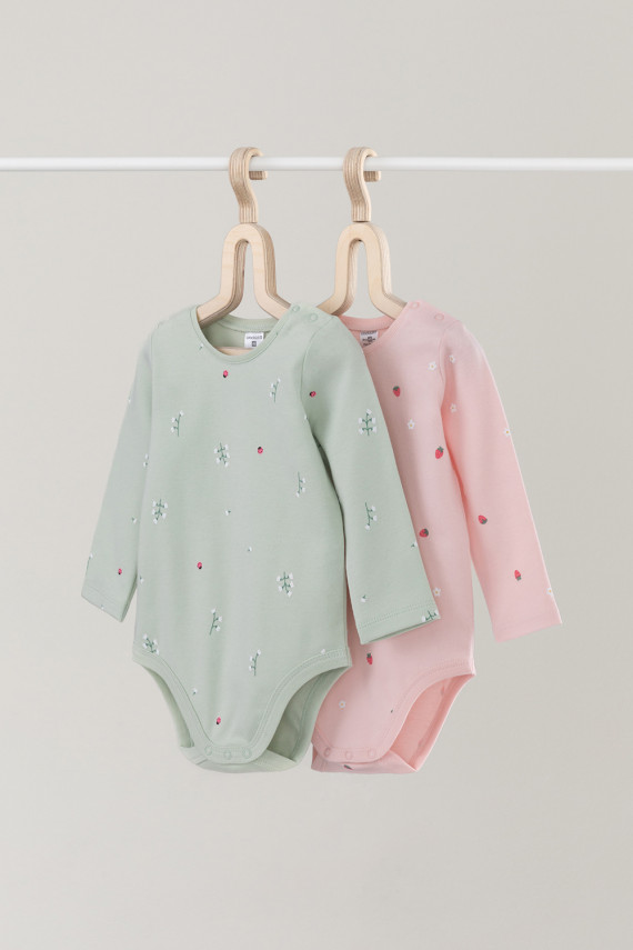 

Боди для новорожденных CROCKID, К 6342-2уп, цвет - зеленый, Боди