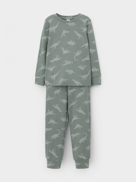 

Пижама для мальчиков CROCKID, К 1552, цвет - зеленый, Пижама