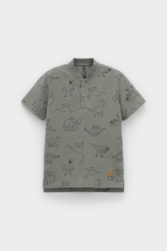 

Футболка для мальчиков CROCKID, КР 302706, цвет - зеленый, Футболка