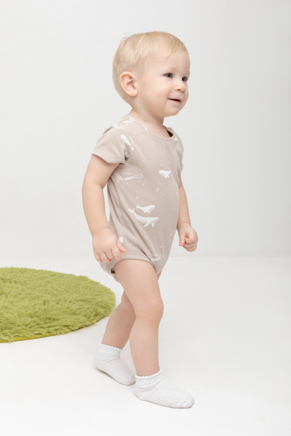 

Боди для новорожденных CROCKID, К 6518, цвет - бежевый, Боди