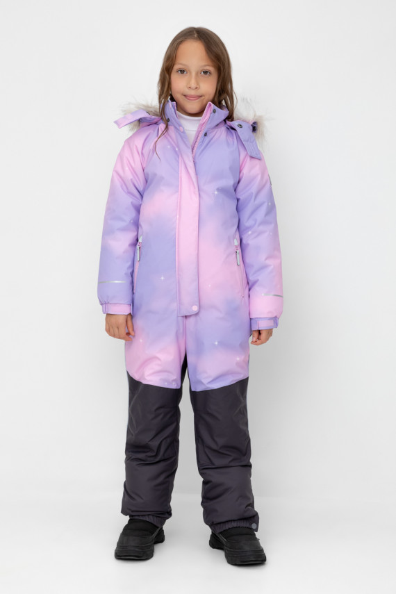 

Комбинезон с утеплителем нового поколения для девочек CROCKID, ВК 60120/н/4 ГР, цвет - розовый, Комбинезон с утеплителем нового поколения